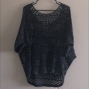 🌾Maurice’s see thru short sleeve top🌾Sz 1